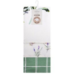 KOMPLET RĘCZNIKÓW KUCHENNYCH LAVENDER 50 X 75 CM FIOLETOWY