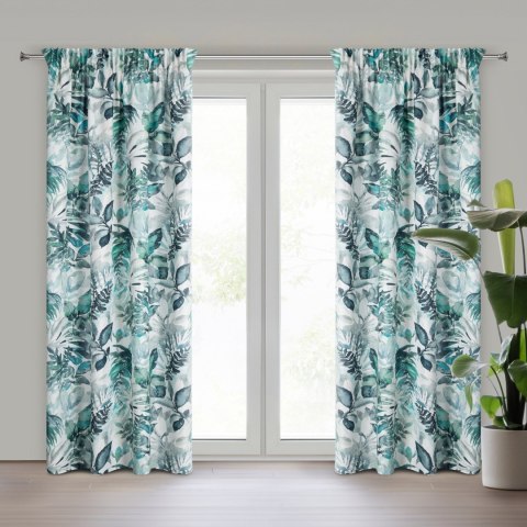 ZASŁONA GOTOWA EUROFIRANY ADELINE NA TAŚMIE 140 X 270 CM BIAŁY