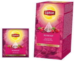 Herbata LIPTON PIRAMID DZIKA RÓŻA Exclusive Selection 25 kopert