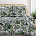 KOMPLET POŚCIELI BAWEŁNIANEJ DAVOS 140 X 200 CM ZIELONY