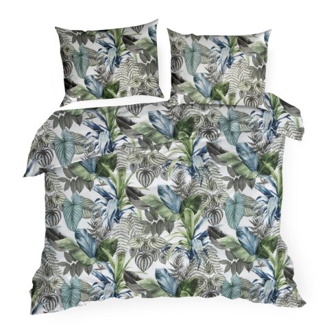 KOMPLET POŚCIELI BAWEŁNIANEJ DAVOS 160 X 200 CM ZIELONY