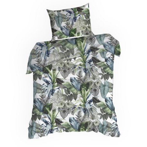 KOMPLET POŚCIELI BAWEŁNIANEJ DAVOS 160 X 200 CM ZIELONY