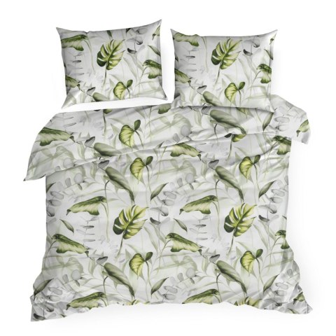 KOMPLET POŚCIELI BAWEŁNIANEJ ELLEN 160 X 200 CM ZIELONY