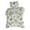 KOMPLET POŚCIELI BAWEŁNIANEJ ELLEN 160 X 200 CM ZIELONY