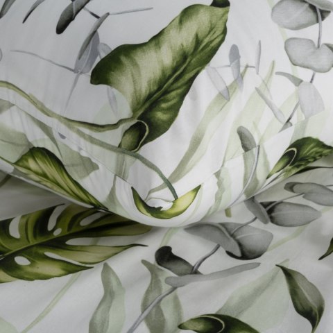 KOMPLET POŚCIELI BAWEŁNIANEJ ELLEN 160 X 200 CM ZIELONY