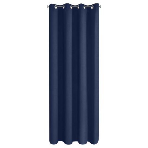 ZASŁONA   GOTOWA EUROFIRANY LOGAN 135 X 270 CM GRANATOWY