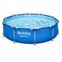 Basen stelażowy z pompą flirtującą ogrodowy okrągły Bestway 56679