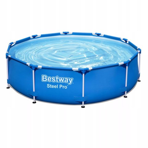 Basen stelażowy z pompą flirtującą ogrodowy okrągły Bestway 56679