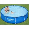 Basen stelażowy z pompą flirtującą ogrodowy okrągły Bestway 56679
