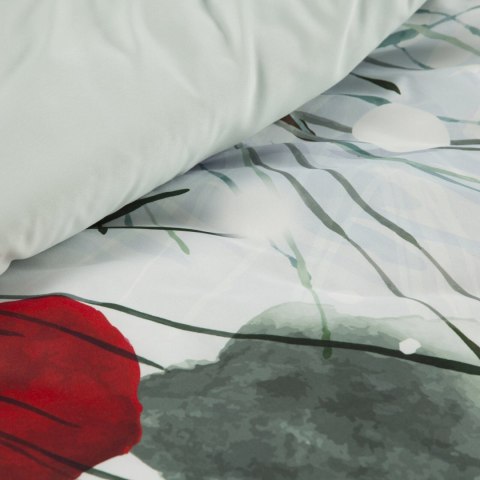 KOMPLET POŚCIELI ŚWIATECZNEJ ROBIN 140 X 200 CM JASNOSZARY