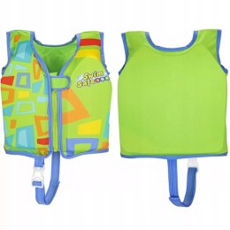 Kamizelka do nauki pływania pianka rozmiar S/M Zielony Bestway 32176Z