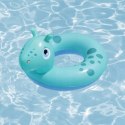 Kółko koło dmuchane do pływania 3-6 lat niebieski hipopotam Bestway 36464N