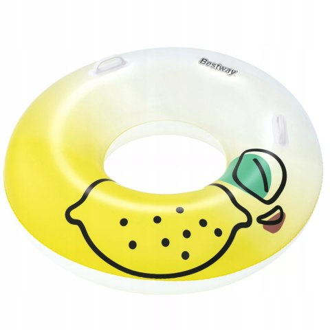 Koło nadmuchiwane do pływania cytrynka 100kg Bestway 36448