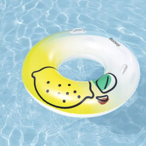 Koło nadmuchiwane do pływania cytrynka 100kg Bestway 36448