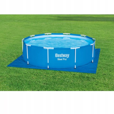Mata plandeka pod basen stelażowy rozporowy podkład 335x335cm Bestway 58001
