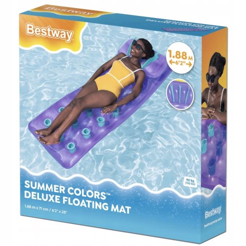 Materac dmuchany do pływania 90kg Bestway 43015F