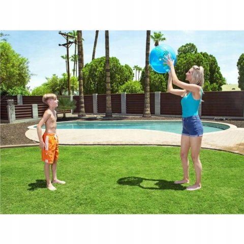 Piłka plażowa dmuchana niebieski kaktus Bestway 31036N