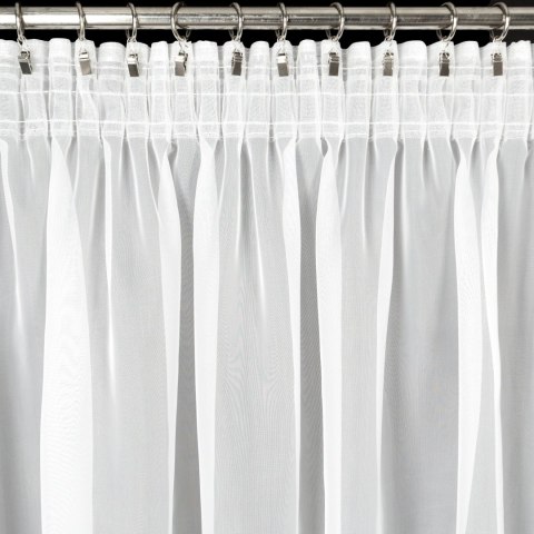 FIRANA FIRANKA GOTOWA EUROFIRANY LUCY NA TAŚMIE 300X250 CM BIAŁY