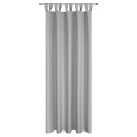 ZASŁONA GOTOWA GARDEN NA SZELKACH 155 X 220 CM SREBRNY