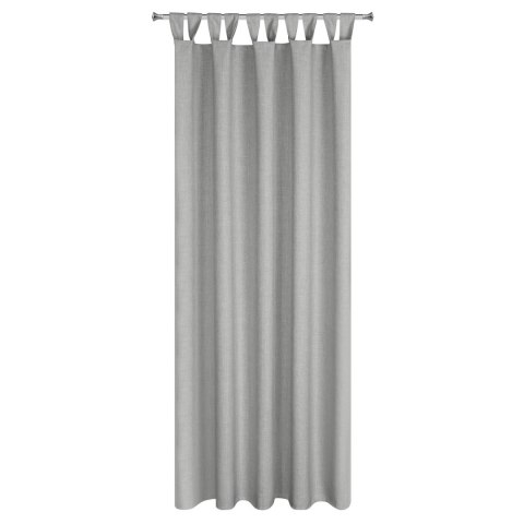 ZASŁONA GOTOWA GARDEN NA SZELKACH 155 X 220 CM SREBRNY