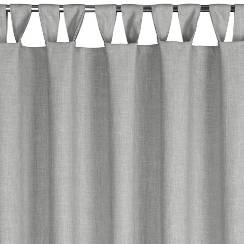 ZASŁONA GOTOWA GARDEN NA SZELKACH 155 X 220 CM SREBRNY