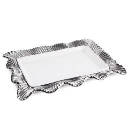 PATERA EUROFIRANY DEKORACYJNA BETSY (01) 36 X 25 X 4 CM KREMOWY