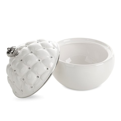 CERAMIKA 17 X 17 X 20 CM BIAŁY