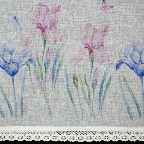 FIRANA GOTOWA DOLOREZ NA TAŚMIE 150 X 30 CM BIAŁY