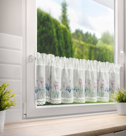 FIRANA GOTOWA DOLOREZ NA TAŚMIE 150 X 30 CM BIAŁY