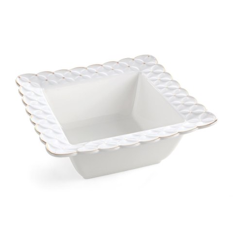 MISA EUROFIRANY DEKORACYJNA BELIA (01) 23 X 23 X 9 CM KREMOWY