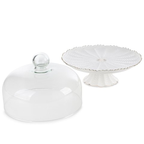 PATERA EUROFIRANY DEKORACYJNA GAIA (08) 30 X 30 X 27 CM KREMOWY