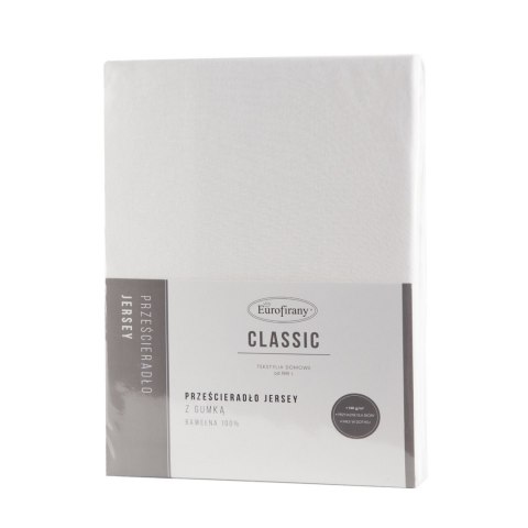 PRZEŚCIERADŁO JERSEY3 140 X 200 X 30 CM KREMOWY