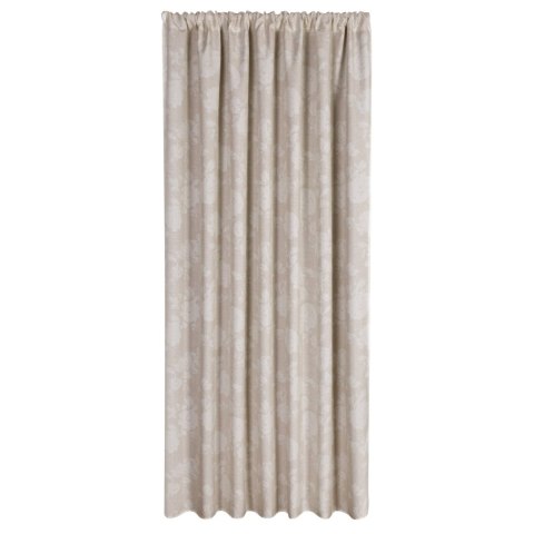 ZASŁONA EUROFIRANY GOTOWA GARDEN 15 NA TAŚMIE 155 X 200 CM PUDROWY