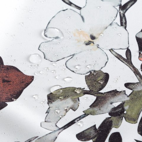 ZASŁONA EUROFIRANY GOTOWA GARDEN 21 NA TAŚMIE 155 X 200 CM BIAŁY