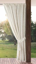 ZASŁONA EUROFIRANY GOTOWA GARDEN 3 NA TAŚMIE 155 X 200 CM BIAŁY