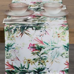 OBRUS GARDEN 40 X 140 CM BIAŁY