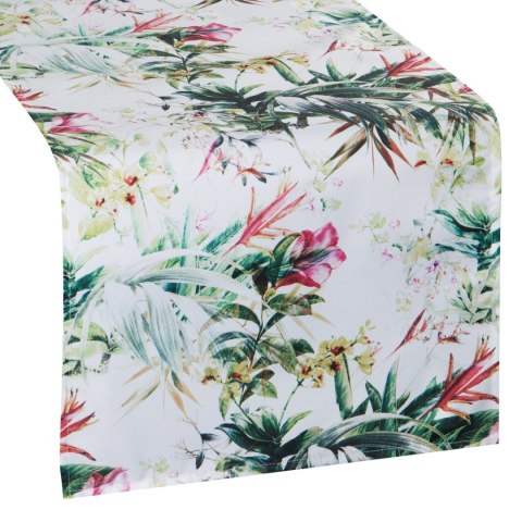 OBRUS GARDEN 40 X 140 CM BIAŁY