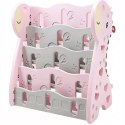 REGAŁ MONTESSORI NA KSIĄŻKI PÓŁKA SZAFKA ORGANIZER POKÓJ DZIECIĘCY ŻYRAFKA RÓŻOWY Z33R