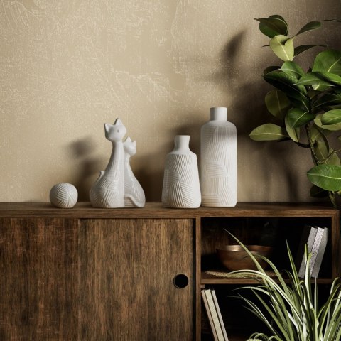 FIGURKA DEKORACYJNA EUROFIRANY ROMINA (01) 19 X 10 X 29 CM KREMOWY