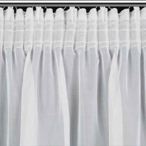 FIRANA GOTOWA EUROFIRANY LUCY NA TAŚMIE 400X150 CM BIAŁY