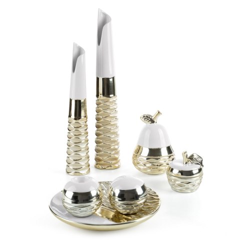 PATERA DEKORACYJNA DOLY (01) 29 X 29 X 4 CM BIAŁY