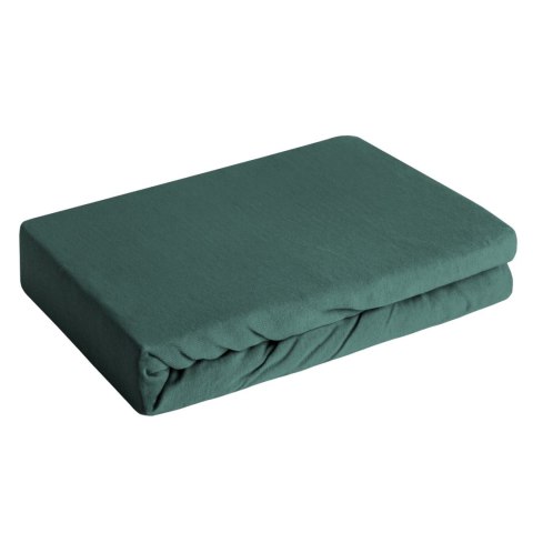 PRZEŚCIERADŁO JERSEY3 120 X 200 X 25 CM CIEMNOZIELONY