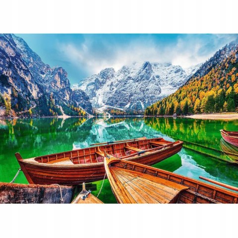 Puzzle Jezioro Braies Włochy 500 elementów Trefl 37486