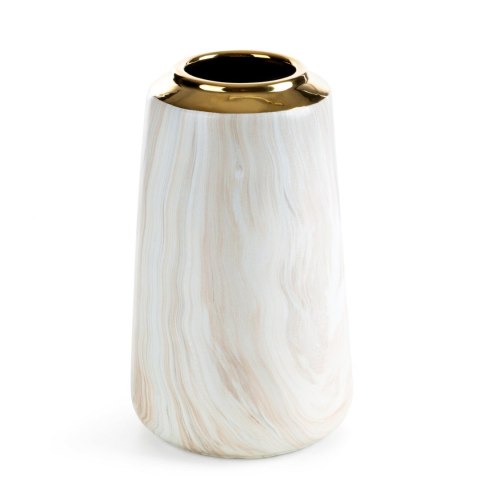 WAZON DEKORACYJNY EUROFIRANY ALIANA (02) 15 X 15 X 25 CM BEŻOWY