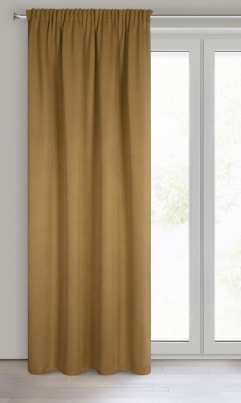 ZASŁONA GOTOWA CARLO NA TAŚMIE 130 X 300 CM MIODOWY