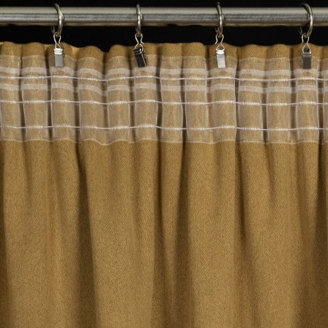 ZASŁONA GOTOWA CARLO NA TAŚMIE 130 X 300 CM MIODOWY