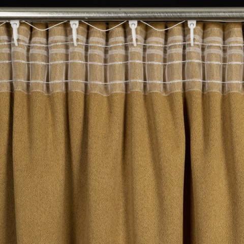 ZASŁONA GOTOWA CARLO NA TAŚMIE 130 X 300 CM MIODOWY