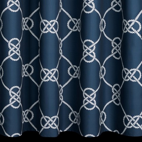 ZASŁONA GOTOWA GARDEN 14 NA SZELKACH 155 X 220 CM GRANATOWY