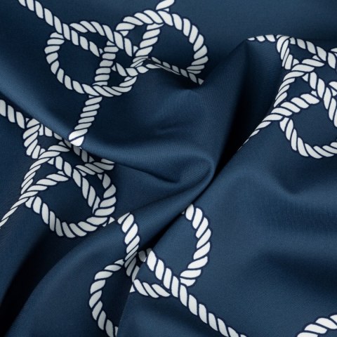 ZASŁONA GOTOWA GARDEN 14 NA SZELKACH 155 X 220 CM GRANATOWY