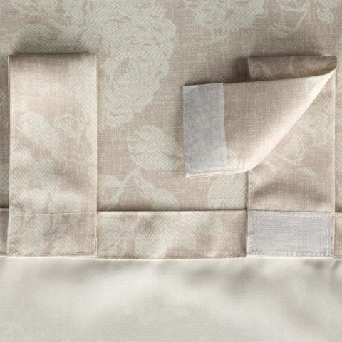 ZASŁONA GOTOWA GARDEN 15 NA SZELKACH 155 X 240 CM PUDROWY